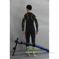 Polyester Spandex Long Sleeve Two Piece Gym Wear